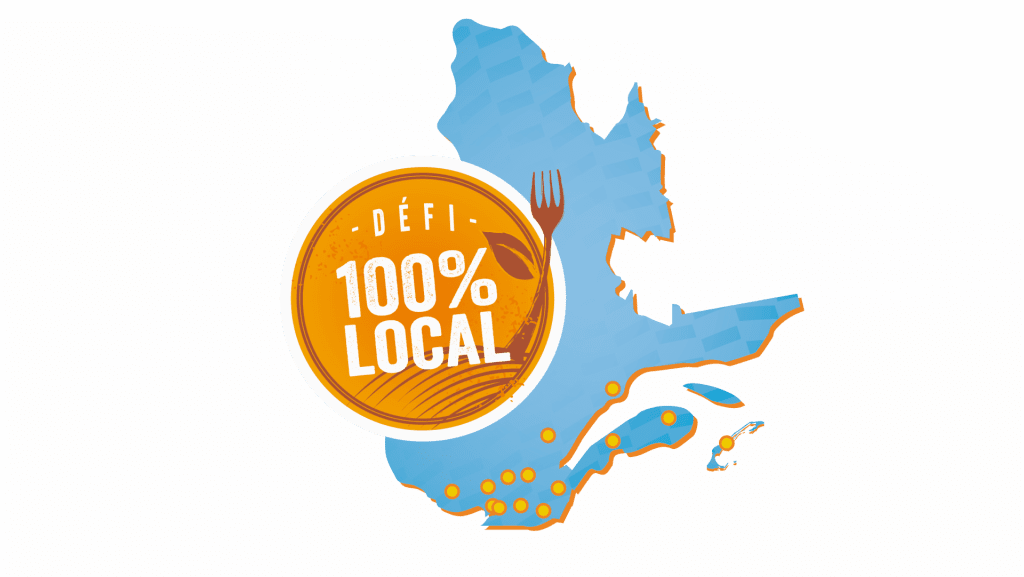 Logo Défi 100% local, initiative nationale