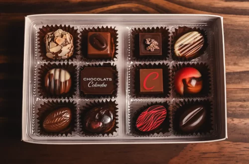 Boîte de chocolats de Chocolats Colombe