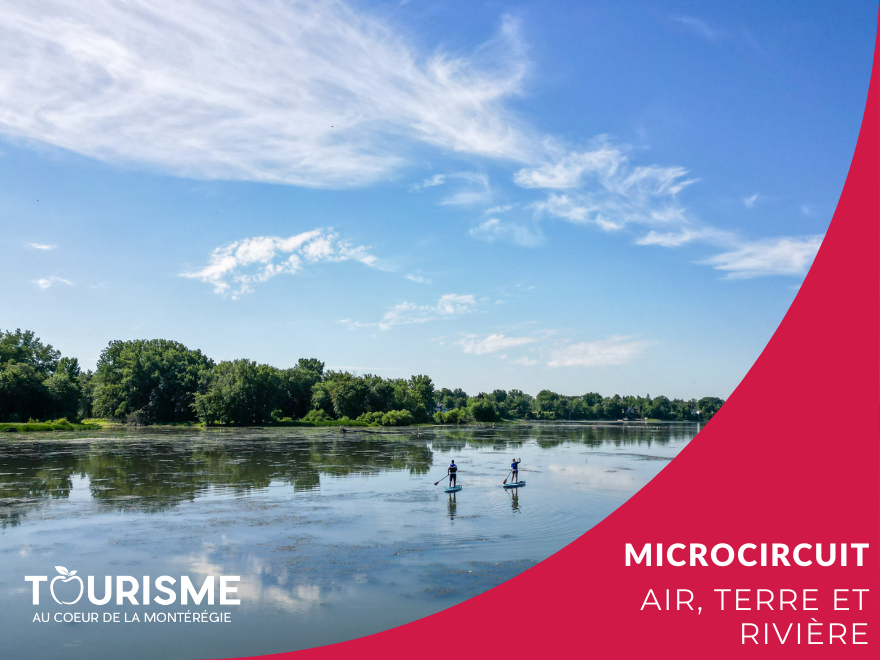 visuel microcircuit air, terre et rivière